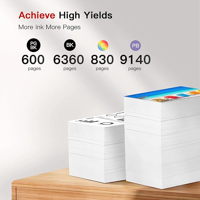 PGI-280XXL/CLI-281XXL for Canon Ink 280 281 Replacement for Canon TR8620 Ink Cartridges High Page Yield Work for PIXMA TR8620 TR8620A TR7520 TS8220 TS6120, 6 Pack PGBK/PB/Black/Cyan/Magenta/Yellow-DeskLoop Office