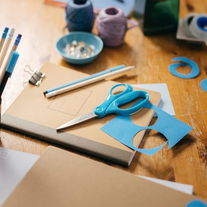 Fiskars 7" Student Scissors for Kids Ages 12-14, Scissors for School or Crafting - Image 9