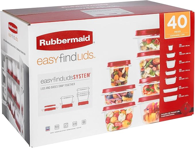 Rubbermaid 42-Piece Food Storage Containers - Image 8