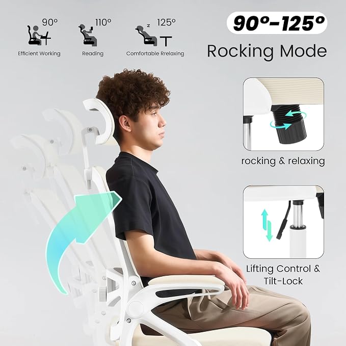 Fizzin Ergonomic Office Chair, 400 LBS Computer Chairs - Image 8