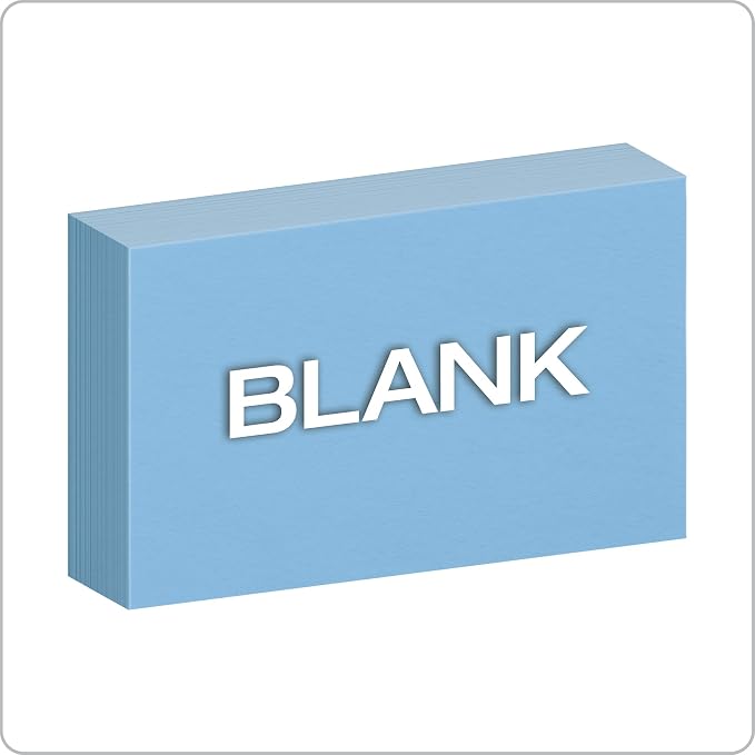 Oxford Blank Color Index Cards, 100 Per Pack - Image 3