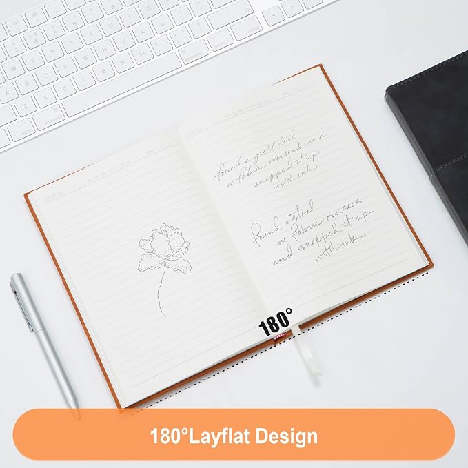 Comix Lined Journal Notebooks, 240 Pages, 5.5 x 8.3 inch, A5 Medium Hardcover - Image 6