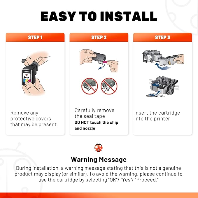 COCCINK 63XL Ink Cartridge for HP Officejet 3830 3833 4652 4655 5212 5222 5255 5258 Deskjet 3630 3632 2130 Envy 4511 4512 4520 Printer Remanufactured Inkjet for HP 63 XL Black and Color Combo Pack-DeskLoop Office