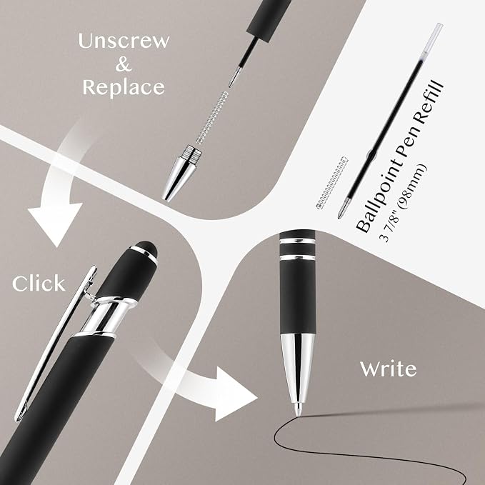 LINFANC 12 Pack Ballpoint Pen - Image 3