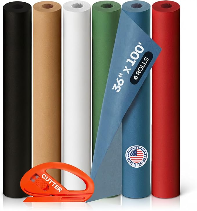 Assorted Colors Construction Paper by IDLPackaging