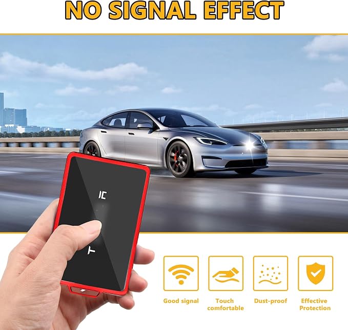 FT FUNTOR for Tesla Transparent Key Card Holder, TPU Card Case Protector - Image 4