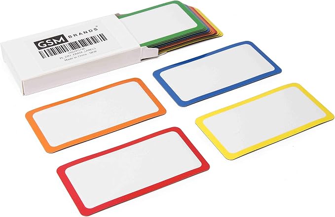 Dry Erase Magnetic Labels by GSM+Brands