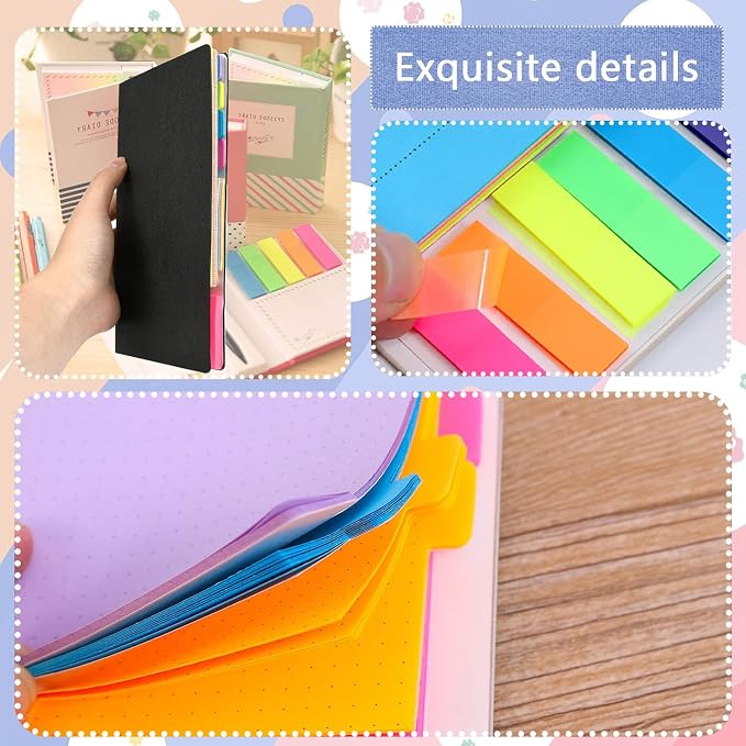 Sticky Notes Set Tabs, 410 Pack, Divider Sticky Notes Office Supplies, Planner - Image 5