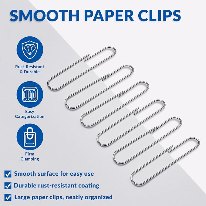 Jumbo Paper Clips, 2 Inch Paper Clip - Image 5