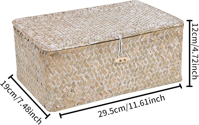 FEIALNDUO Wicker Shelf Baskets - Image 5