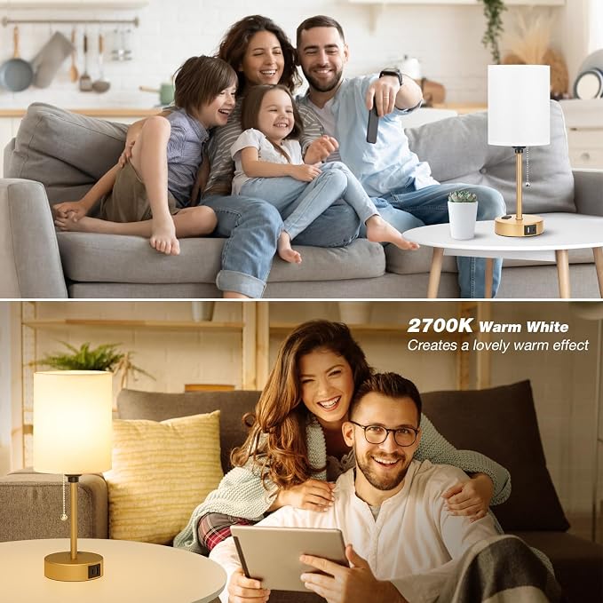 Dicoool Small Bedside Lamps 3 Color Modes - Image 3