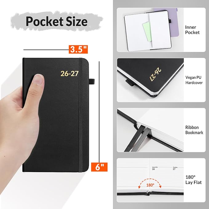 SUNEE 2026-2027 Pocket Weekly Planner - Image 4