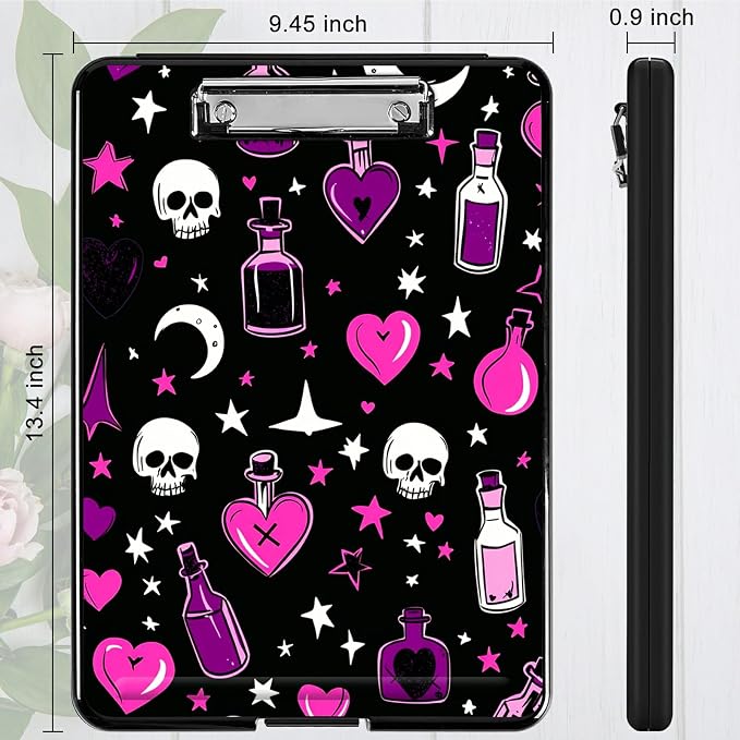 Purple Heart Wishing Bottle Clipboard - Image 4