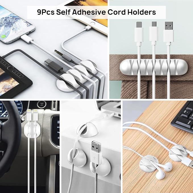 Ditar 193 PCS Cable Management Kit - Image 3