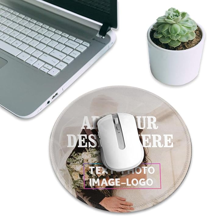 OHORTEB Custom Mouse Pad with Photo, Personalized Image Text Laptop Desk Mat - Image 7