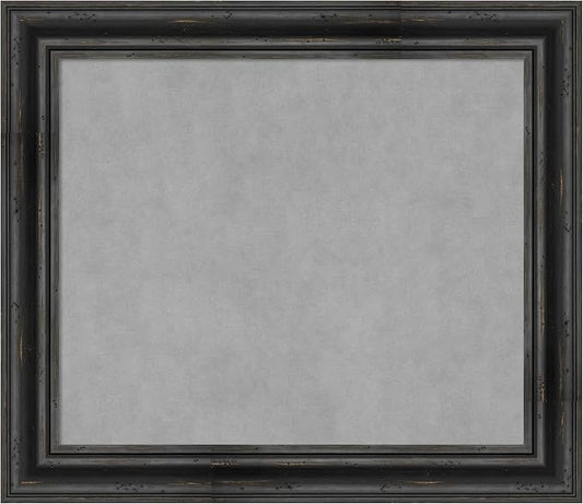 Amanti Art Black Framed Magnetic Board 25x29 Medium Vision Board by AmantiArt