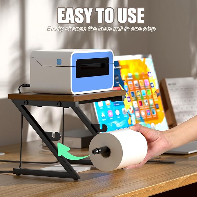 Label Holder for Rolls and Fan-fold Labels, Shipping Thermal Label Holder for - Image 3