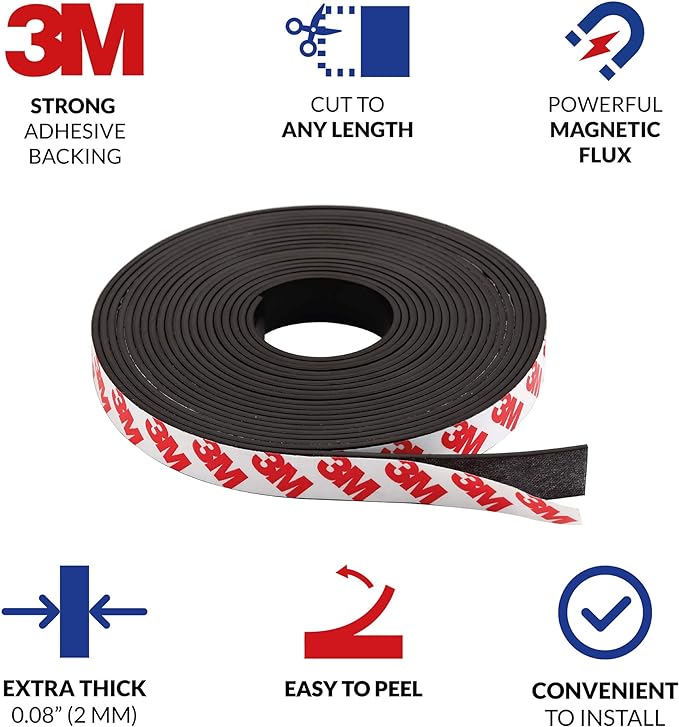 Magnetic Tape, 15 Feet Magnet Tape Roll, - Image 2