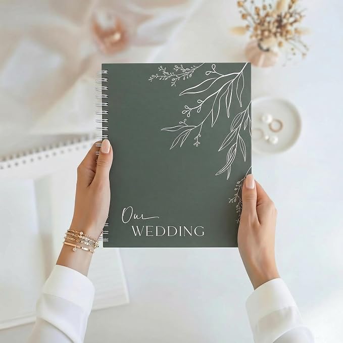 Beautiful Minimalistic Wedding Planner Book and Organizer - Image 2