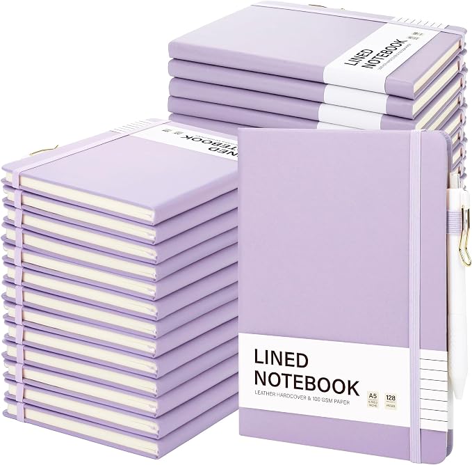 Aodaer 30 Set Lined Notebook Journals by Aodaer