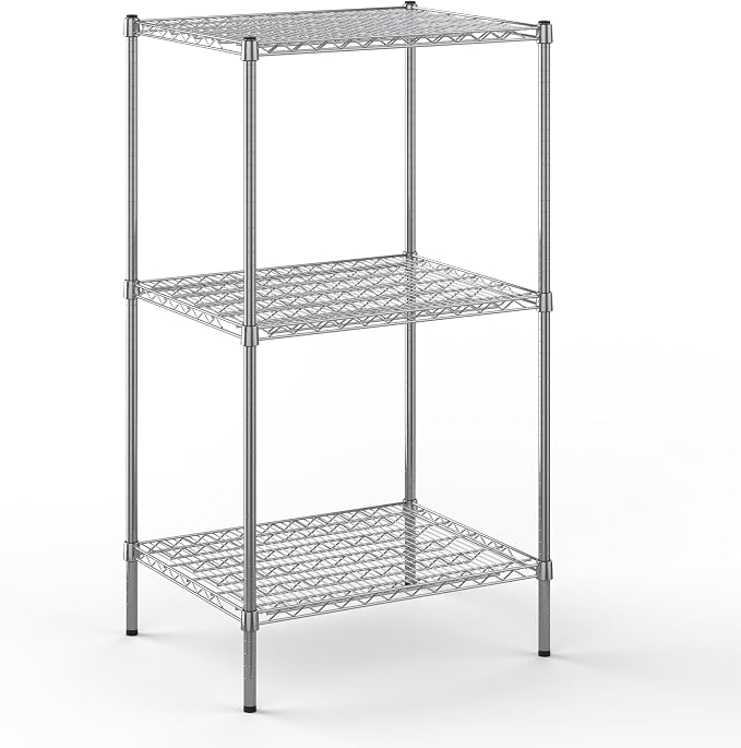 Regal Altair 24" Deep x 30" Wide x 54" Height Wire Shelving Kit | 3-Tier | NSF by Regal+Altair