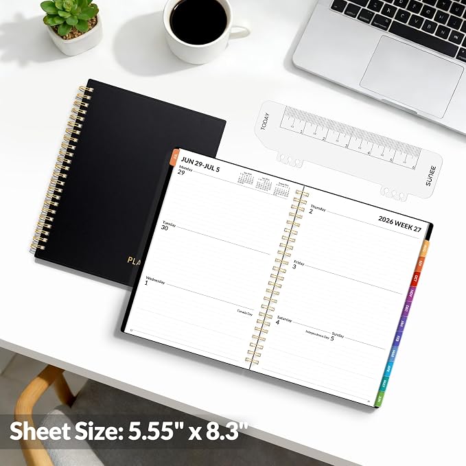 SUNEE Academic Planner 2026-2027 – Weekly & Monthly Planner, July 2026 to June - Image 6
