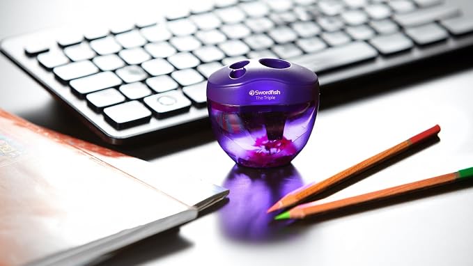 Swordfish 'The Triple' 3 Hole Canister Pencil Sharpener Ref: 40228 - Image 8