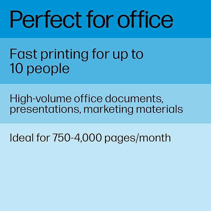 HP LaserJet Pro 4001n Black & White Printer, Print, Fast speeds, Easy setup, Mobile printing, Advanced security, USB, Ethernet Connection, Best-For-Office-DeskLoop Office