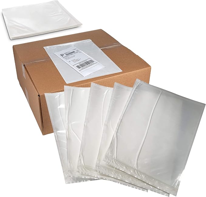 MT Products Clear Plastic Blank Envelope Pouch 9.5" x 12" by MTProducts