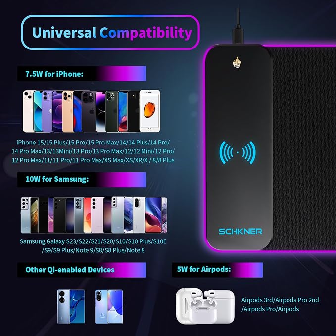 Schkner RGB Gaming Mouse Pad - Image 5