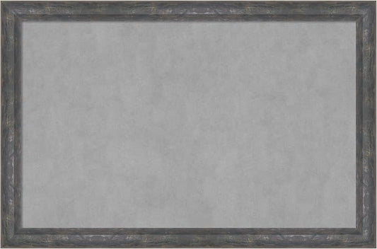 Amanti Art Grey Framed Magnetic Board 23x35 Large Vision Board by AmantiArt