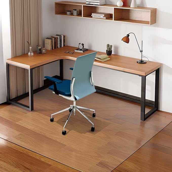 Azadx Office Chair Mat for Hardwood Floor, Easy Glide Rolling Plastic Floors by Azadx