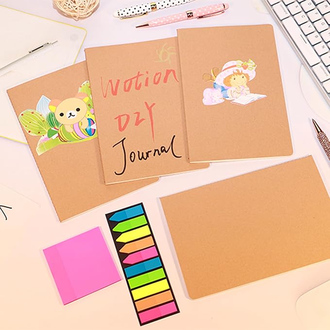 24 Pack Kraft Notebook Journals - Image 4