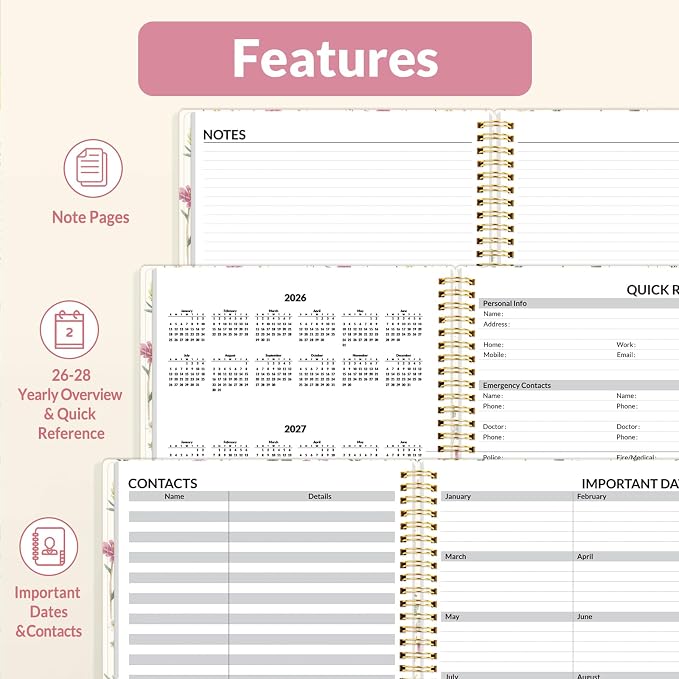 SUNEE 2026 Weekly and Monthly Planner - Image 5