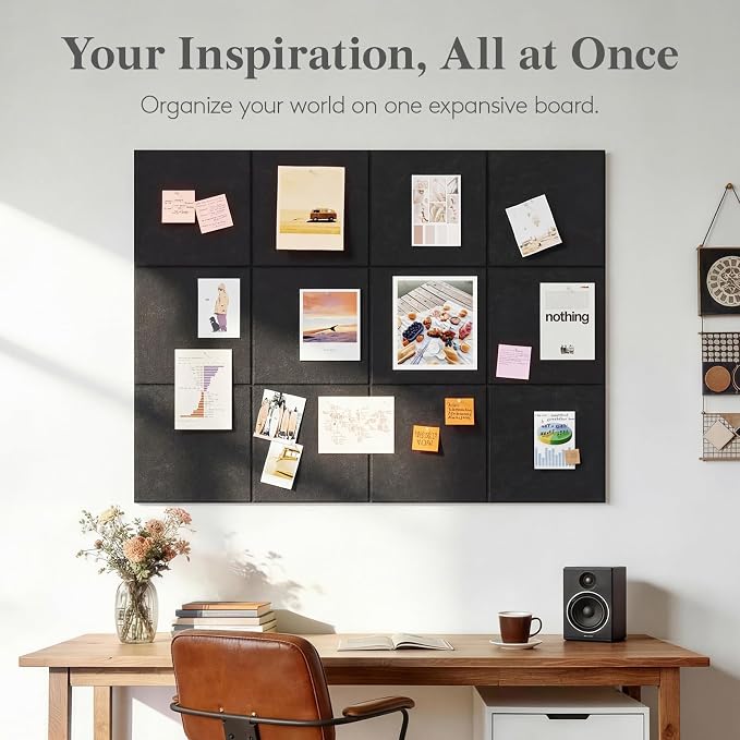 Lifewit 36"x 24" Felt Bulletin Board - Image 5