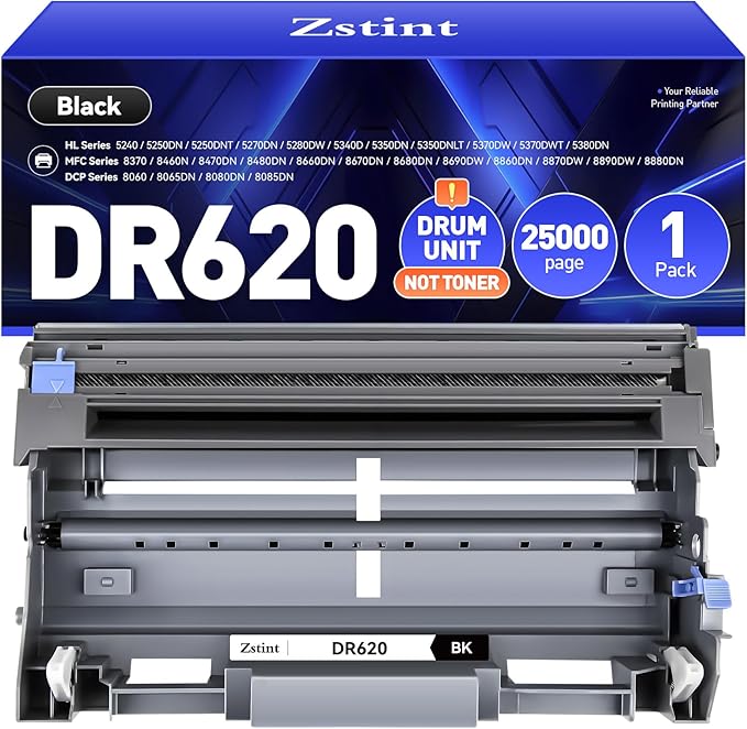 DR620 Drum Unit(Not Toner)Compatible for Brother DR-620 Imaging Drum HL-5370DW HL-5340D DCP-8060 DCP-8065DN 8085DN 8080DN HL-5240 5340D 5350DN 5370DW HL-5250DN MFC-8660DN 8480DN 8680DN 8690DW Printer-DeskLoop Office