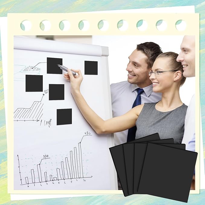 Thenshop 24 Sets Full Adhesive Sticky Notes 3x3 Inches Sticky Notes Adhesive Memo Self-Stick Pads Back to School Supplies Easy to Post for Teacher Coworkers Office 80 Sheets/pad(Black,Unlined)-DeskLoop Office