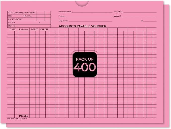 Accounts Payable Voucher Envelopes General Accounting Style, payment vouchers by Unknown