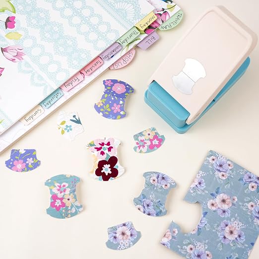 Tab Punch, Tab Puncher for Paper Crafts, DIY Index Tabs Puncher Loose Leaf - Image 3