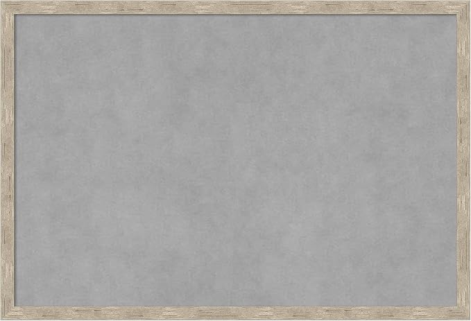 Amanti Art Silver Framed Magnetic Board 17x25 Medium Vision Board by AmantiArt