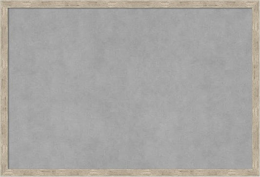 Amanti Art Silver Framed Magnetic Board 17x25 Medium Vision Board by AmantiArt