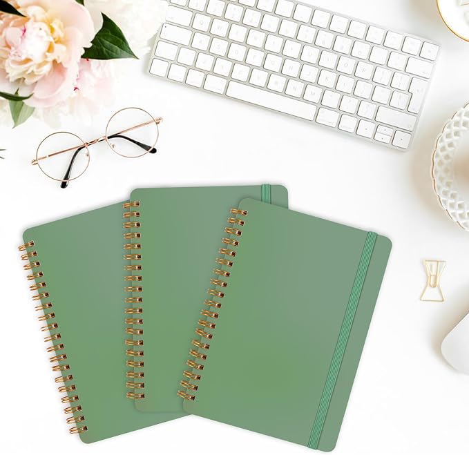 Utron 3 PCS Small Spiral Notebook 5x7, Notebooks - Image 6