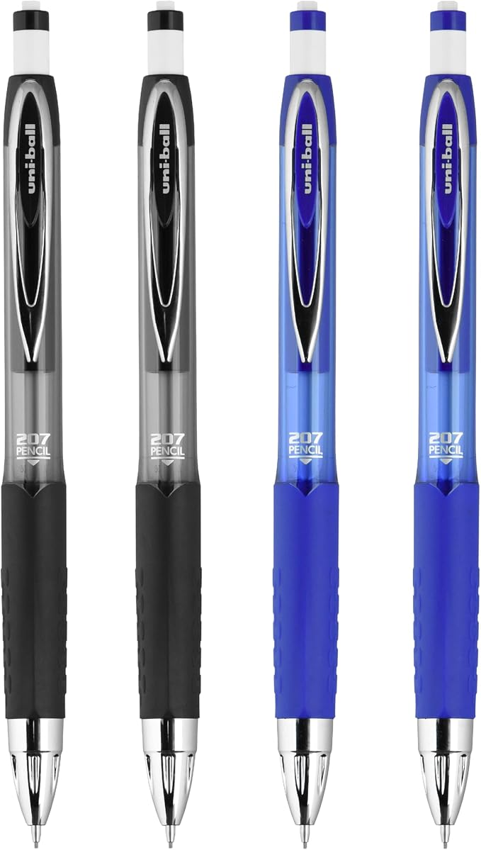 Uniball 207 Mechanical Pencils 4 Pack, 0.5mm by uni-ball