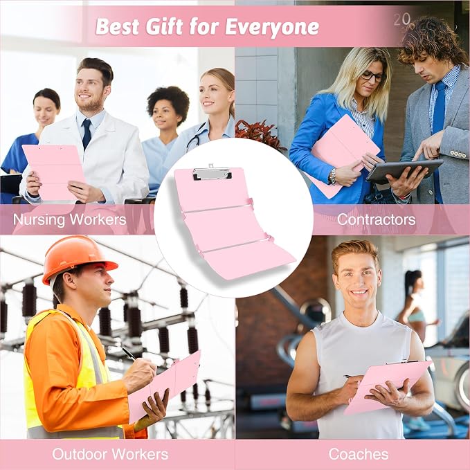 Trustnice Nursing Clipboard Foldable DIY Edition Medical Cheat Sheets Aluminum - Image 7