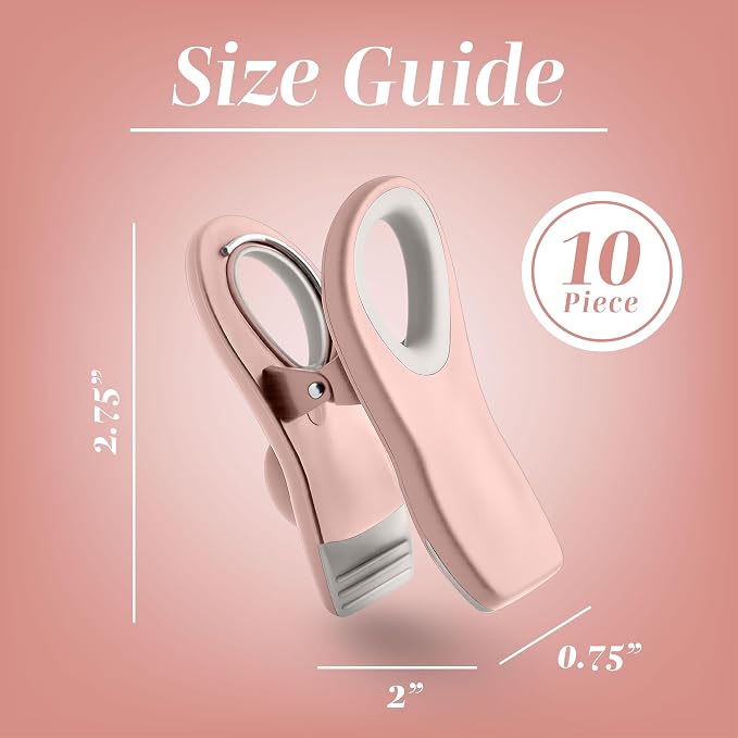 COOK WITH COLOR Bag Clips with Magnet- Food, Bag - Image 3
