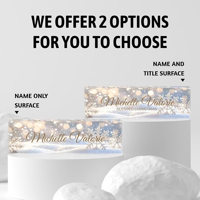 Custom Desk Name Plate Personalized, Acrylic Name Plates - Image 2