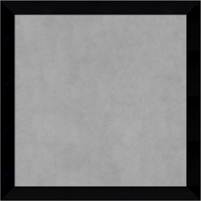 Amanti Art Black Framed Magnetic Board 23x23 Medium Vision Board by AmantiArt