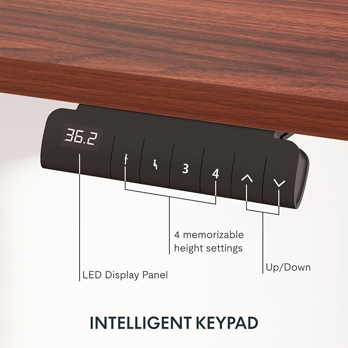 FLEXISPOT E6 3-Stage Dual Motor Electric Standing Desk 55 x 28 Sit Stand Up Desk - Image 3