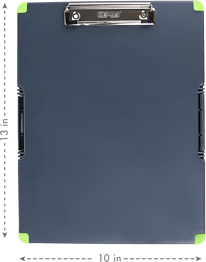 Dexas Duo Clipcase, Double Sided Clipboard Design, Portable Clipboards 13”x10” - Image 3