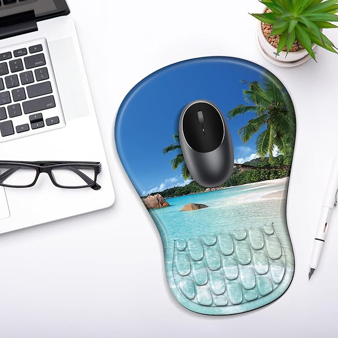 YIWEI Ergonomic Mouse Pad with Wrist Rest - Image 7
